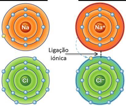 ANTIGÉNIO E ANTICORPO eletrão, devido à sua baixa eletronegatividade, formando um ião positivo ou catião. O elemento recetor adquire então carga negativa tornando-se um anião.