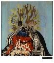 193 AUGUSTO BARROS (1929-1998), SEM TÍTULO têmpera sobre tela colada em cartão. Assinada. Proveniência: Antiga Colecção Augusto Barros. Dim. 42,5x29 cm.