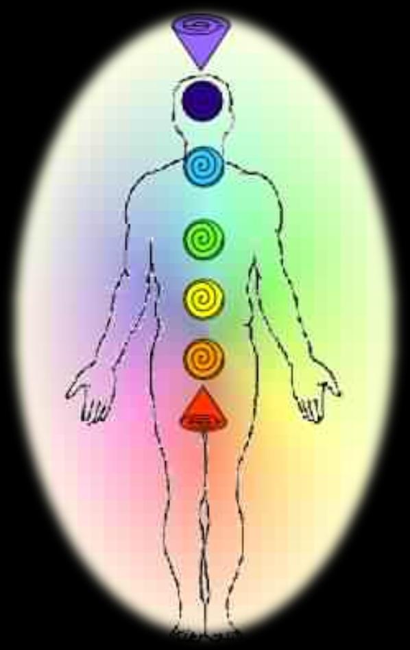 1. Introdução aos Chakras CHACRAS Em cada coroa vai-se formando um Centro de Energia, ou de concentração do poder de cada coroa, para efeito de distribuição desse mesmo poder, no âmbito ou na