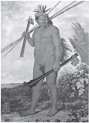 QUESTÃO 05 () ECKHOUT, A. Índio Tapuia (1610-1666). Disponível em: http://www.diaadia.pr.gov.br. Acesso em: 9 jul. 2009.