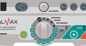 e-jog Control O e-jog Control é utilizado para acessar diversas funções do DualMax, como configurar alarmes, definir as informações mostradas na tela, alterar parâmetros, etc.