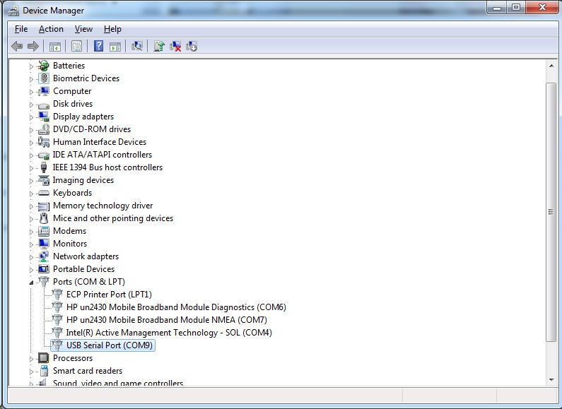 3.5.1 CONFIGURAÇÕES DE CONEXÃO DO PRODUTO 1) No menu principal, selecione a guia Serviços Configurações e, na janela recém-aberta (Figura 23), selecione a porta COM que foi criada