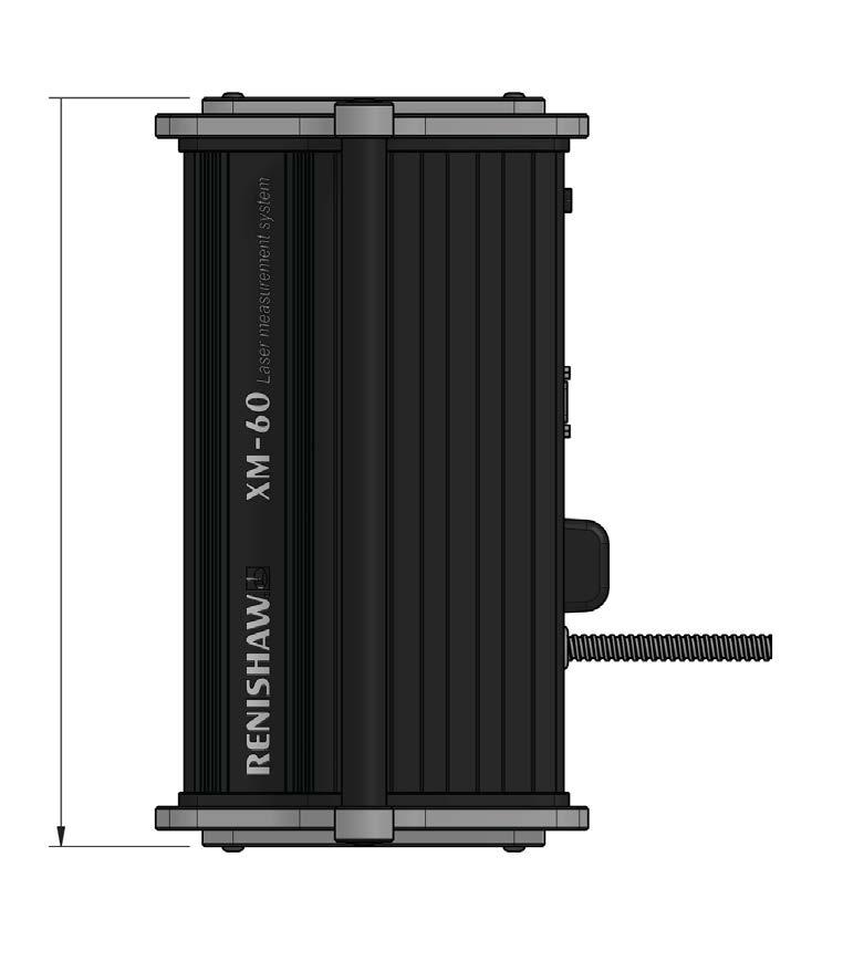 Pesos e dimensões Peso (aproximado) Sistema XM Laser Emissor