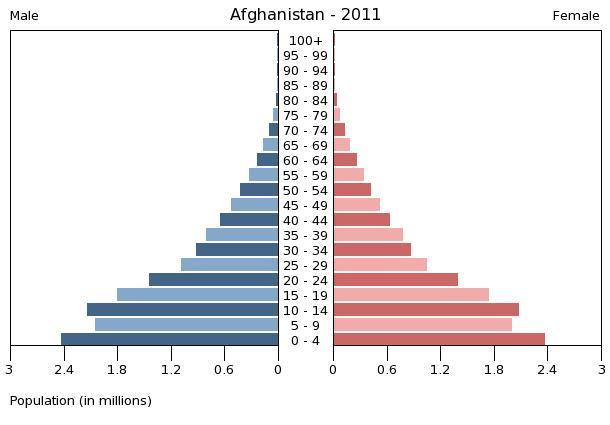 Apêndice A Figura 5: Pirâmide Etária do Afeganistão 48. Etnografia: Etnias: O Afeganistão possui uma população etnicamente heterogénea.