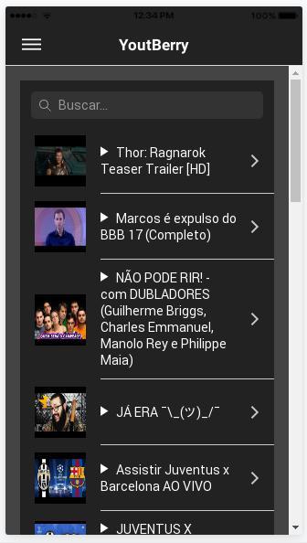 funcionamento do Youtberry, onde