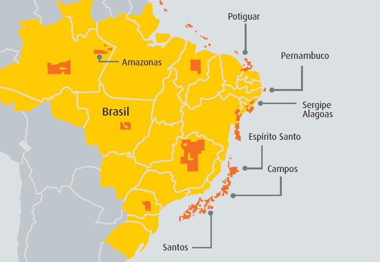 Utilizar a Petrogal Brasil para um encaixe não inferior a 2 mil milhões Portfólio no Brasil Activos em diferentes fases do seu cliclo de vida desde a exploração até ao desenvolvimento Os activos,