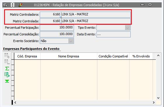 A importação dos dados contábeis LCF deve ser disparada para cada uma das 3 matrizes contábeis envolvidas antes de efetuar o cadastro demonstrado acima.