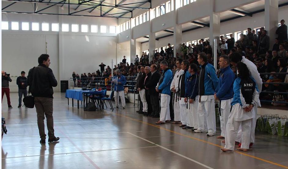 Na cerimónia de encerramento do estágio estiveram presentes as mais altas figuras ligadas à modalidade, como o Presidente da Federação Nacional de Karaté, Carlos Silva, e o Presidente da Associação