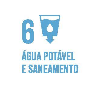 Metas Garantir disponibilidade e manejo sustentável da água e saneamento para todos. 6.