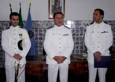 A cerimónia realizou-se no passado dia 10 de agosto de 2011, no gabinete do Diretor- -geral do Instituto Hidrográfico, contando com a presença de vários militares e civis que dessa forma lhe
