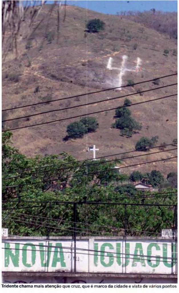 Tridente de Alexandre Vogler (Rio de Janeiro, 1973) na Serra do Vulcão, Nova Iguaçu/Rio de