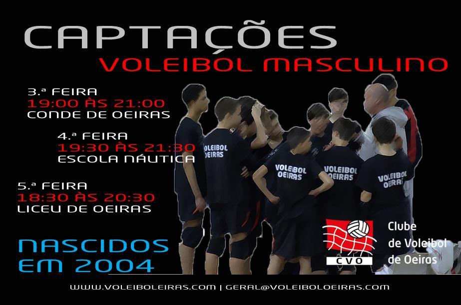 CAPTAÇÕES EQUIPA TREINADORES EQUIPA TREINADORES INFANTIS MASCULINOS (2005) INICIADOS MASCULINOS (2004) ANDRÉ CANITA E MARCO