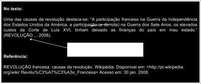 (ABNT NBR 10 520, 2002) a) Autor Institucional Nas citações de documentos de instituições, não utilizar abreviaturas nas citações, o nome da instituição deve ser grafado por extenso.