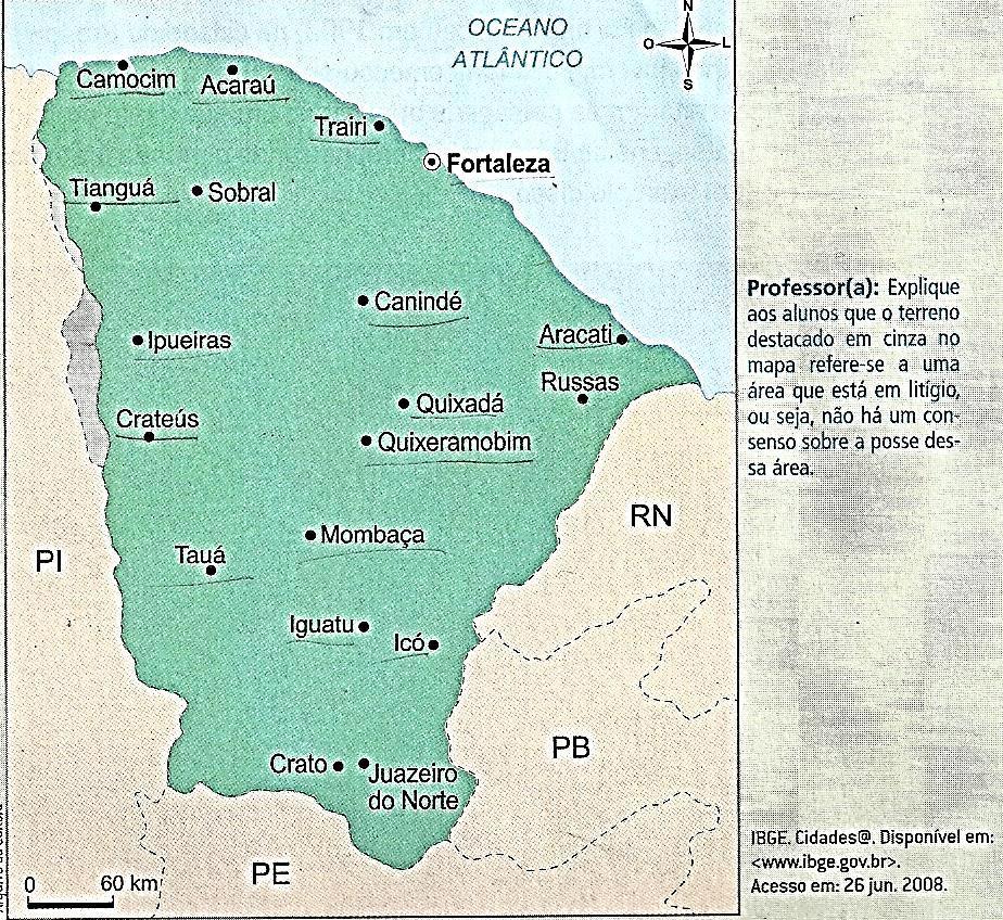 72 Módulo 5 As regiões brasileiras apresentam uma gama de topônimos brasileiros, que foram imprescindíveis para catalogação dos nomes de origem indígena desse trabalho.