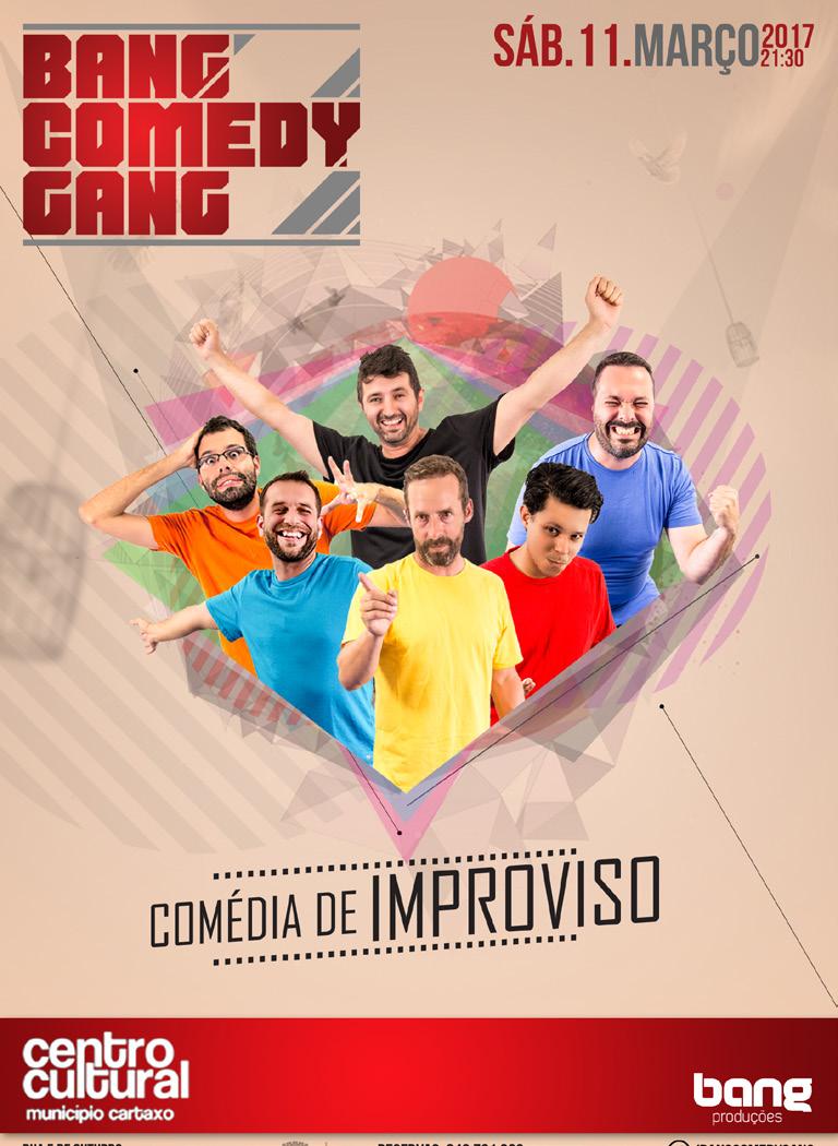 s meninos que compõem este Gang Paulo Oliveira, Rafael Santos, Henry Ferreira e O Jorge Moura cometem um dos crimes mais graves em teatro não levam texto e dizem em palco a primeira coisa que lhes