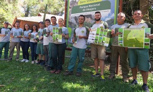 Comunidades sustentáveis Guias do Parque Nacional de Ubajara recebem roteiro ecoturístico O Presidente do Instituto Brasil Solidário Luis Salvatore, entregou à administração do Parque Nacional de