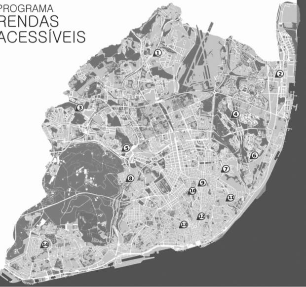 Operação Integrada: BELÉM-LUMIAR-P.NAÇÕES 3 Localizações, 1 Operação, 1 Concurso Público 7 11 1 9 12 8 4 3 2 5 6 13 3 15 14 10 7. Belém - Restelo, 9. Lumiar - R. Prof. Orlando Ribeiro, G2 10.