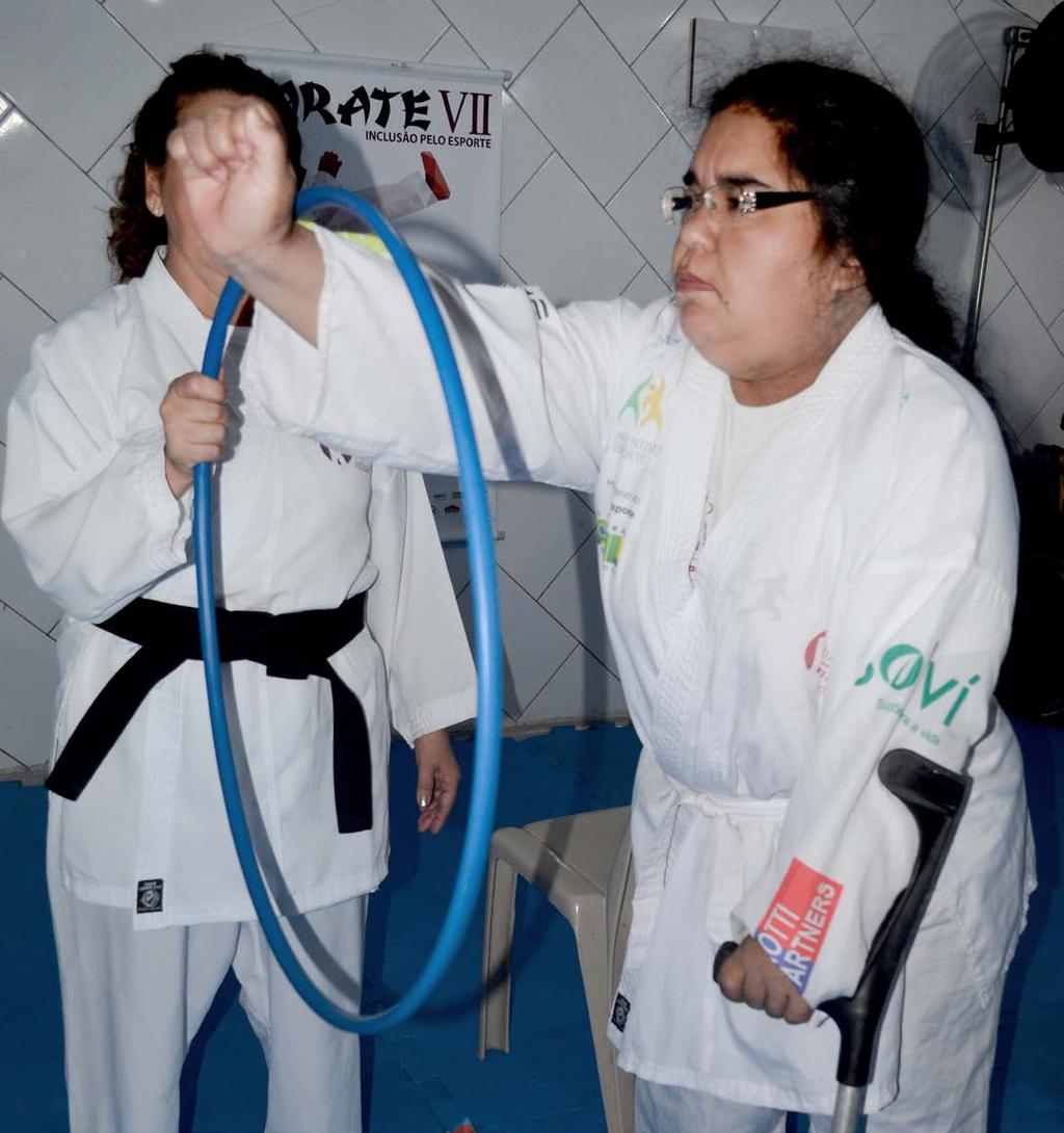 Como este projeto visou dar continuidade ao projeto: Karate VI: Inclusão pelo Esporte, alguns participantes já possuíam graduação de faixa.