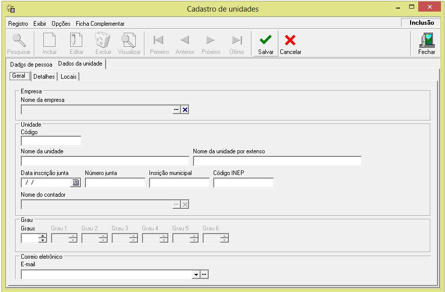 1.2 Cadastro dos cursos - ACD_CodCurso.