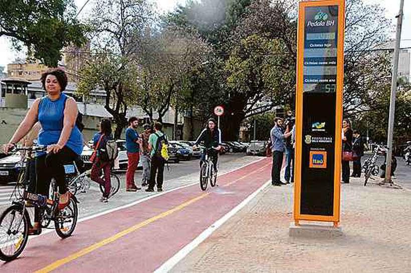 Para a Abraciclo, ampliação de ciclofaixas nas grandes cidades brasileiras contribuiu para crescimento nas vendas (foto: Cristina Horta/EM/D.