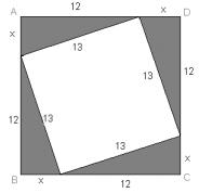 LISTA DE EXERCÍCIOS / ATIVIDADE 2: 01. Determine a medida da hipotenusa e dos catetos nos triângulos retângulos a seguir: a) b) c) 02. Determine o valor x nas figuras a seguir: 03.