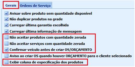 Opção: LIMITE DO CLIENTE APENAS PARA SALDO EM ABERTO.