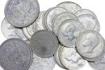 233 :: D. Manuel II - 165 moedas, 100 Réis 1909-10 AR. 100 Réis 1909 (14), 1910 (151). Gomes 02.01, 02.03, KM 548. MBC- a BELA 234 :: D.