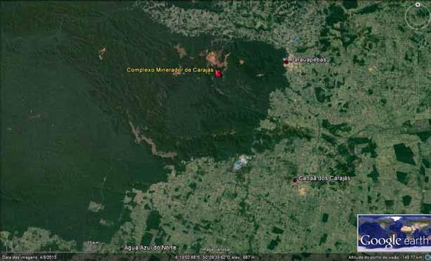 2 Composição florística leguminosas com potencial para fixação biológica nitrogênio em Fonte: Goolge Earth Mapping Service Fig. 2.