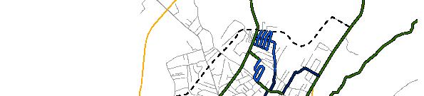 REDE DE CICLOVIAS EXISTENTE Estacionamento Existente Distância (m) %