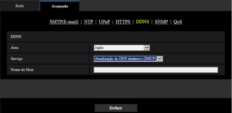 2.8.6.3 Quando utilizar o serviço Atualização do DNS dinâmico (DHCP) [Nome do Host] Insira o nome do host a ser utilizado para o serviço Atualização do DNS dinâmico.