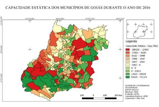 De acordo com Alves (2013), ao analisar o índice desenvolvimento rural dos municípios goianos, pode concluir que Jataí e Rio Verde apresentam os maiores valores de produção e tecnologias empregadas