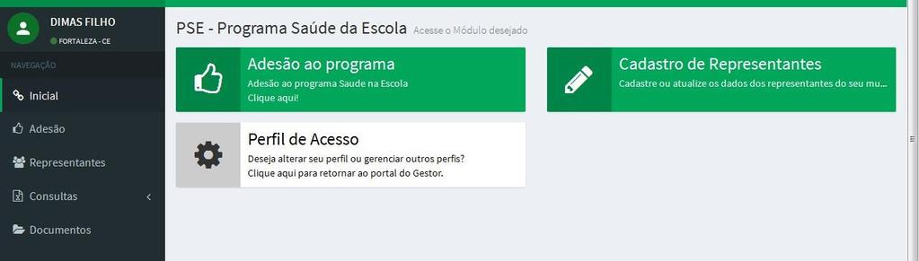 Cadastro de representantes Os dados dos representantes do GTI-M são fundamentais para que o município possa participar da rede de