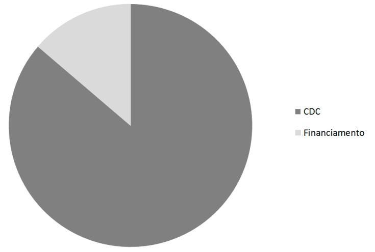Origem das Demandas por Produtos e Serviços 13,73% 86,27% Demandas Quantidade Crédito Direto ao Consumidor (CDC) 44 Financiamento 7 Total