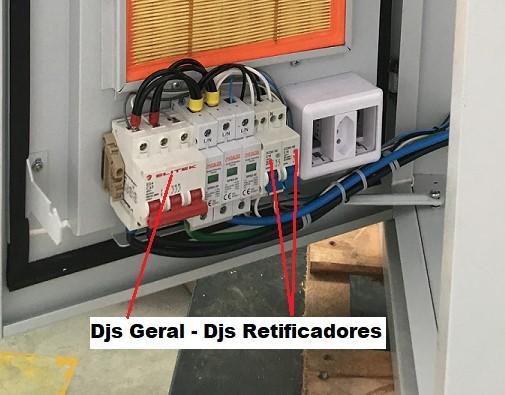 - Manual Instalação 3) Verificar na entrada do disjuntor geral a