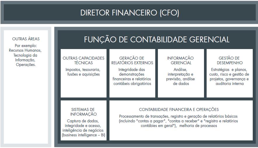 A Função de Contabilidade Gerencial engloba