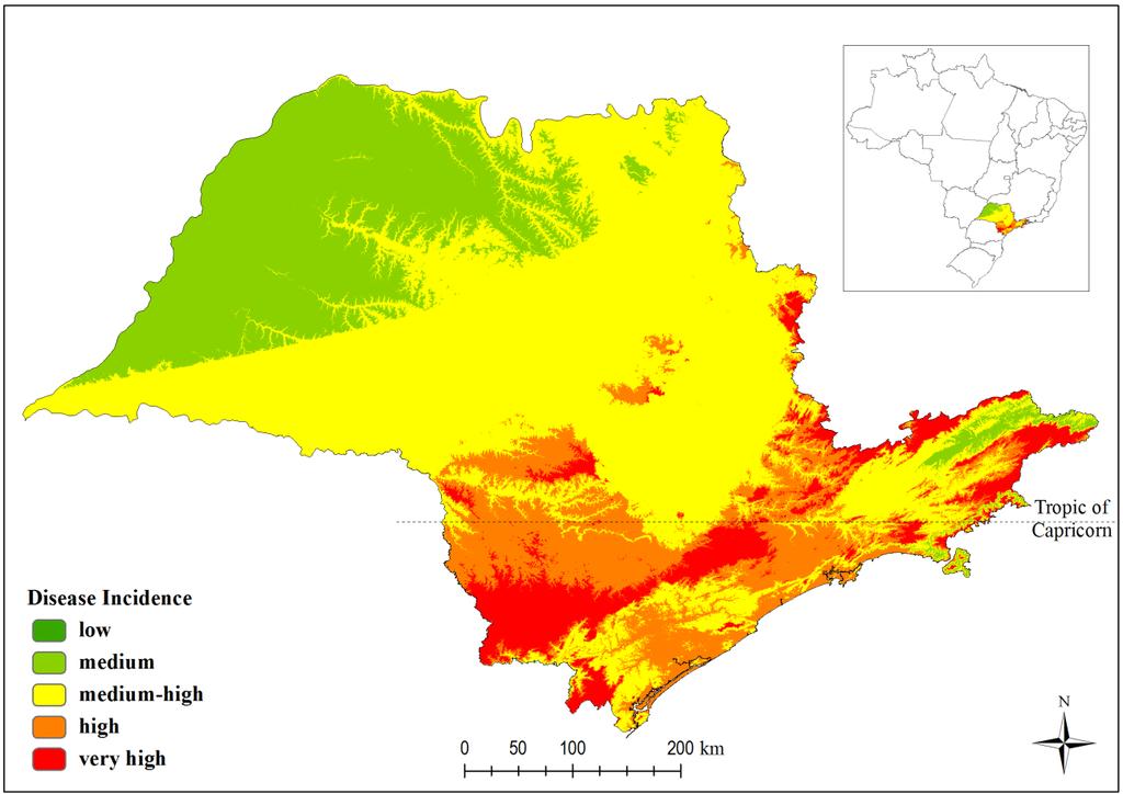 Zoneamento Agroclimático do Risco de Ocorrência