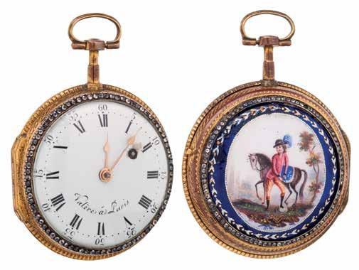 BASE: 2750 192 - Relógio Black Starr & Frost em ouro esmaltado com diamantes Relógio de bolso de senhora,18kt contraste helvética Genebra (1880-1907),