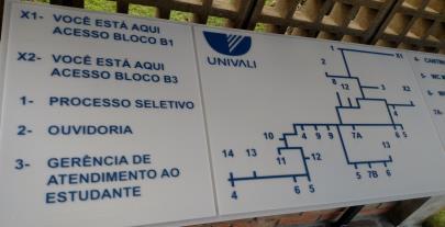 Braille para utilização em espaços públicos e