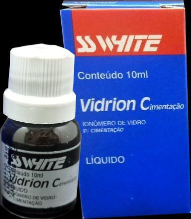 VIDRION Cimentação Ionômero de vidro para Cimentação Vidrion Cimentação Ionômero de vidro para cimentação Ionômero de vidro com excepcional adesão ao esmalte e à dentina, com baixa solubilidade e de