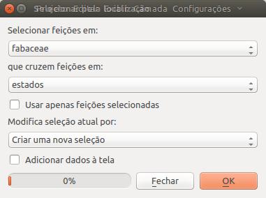 consulta espacial para selecionarmos os registros de ocorrência de Fabaceae que estão espacializados no território brasileiro e excluiremos aqueles que estão forma do território. C.