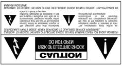 AVISOS CUIDADO: RISCO DE CHOQUE ELÉCTRICO NÃO ABRIR CUIDADO: PARA REDUZIR O RISCO DE CHOQUE ELÉTRICO, NÃO RETIRE A TAMPA (OU COBERTURA POSTERIOR).