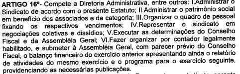 que os impeçam de exercê-lo durante a vigência de seu mandato, sendo PLAUSÍVEL, ÉTICO e LEGAL a Sra. Fabiana Colpani assumir provisoriamente o cargo de Presidente. 2.