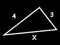 Mais) Encontre o valor de x a) 5 b) 15 c)