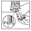 Material necessário Antes de misturar uma dose de Norvir, reúna os utensílios da Figura 1.