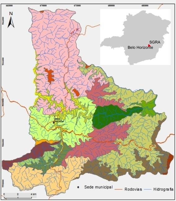 Unidades Geomorfológicas da área do município de São Gonçalo do Rio Abaixo, Quadrilátero Ferrífero-MG CONSIDERAÇÕES FINAIS Os procedimentos metodológicos empregados para o mapeamento, bem como as