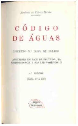 Em 1934, foi promulgado o Código das Águas, o qual atribuiu à União o poder de autorizar ou conceder o aproveitamento de energia hidráulica, bem como outras fontes, para efeito de