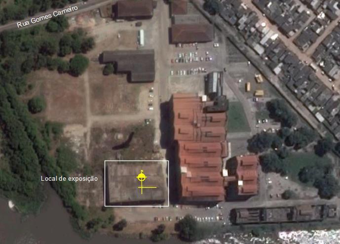 Ao contrário dos outros locais, no bairro Porto localizado no sul da cidade, os corpos-de-prova foram expostos na beira do Canal São Gonçalo (Figuras 10 e 11). Figura 10.