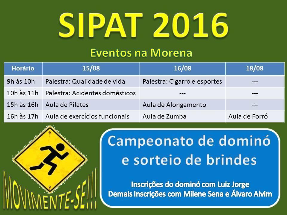 A SIPAT 2016 do Grupo MC vem aí, participe!