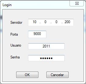 3. Configuração inicial Ao executar o EasyPhony pela primeira vez, é necessário configurar o acesso do ramal que será controlado pelo software CTI.