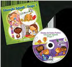 Educação Infantil GRUPO 1 Kit do Professor CD com músicas, histórias, sons, etc.